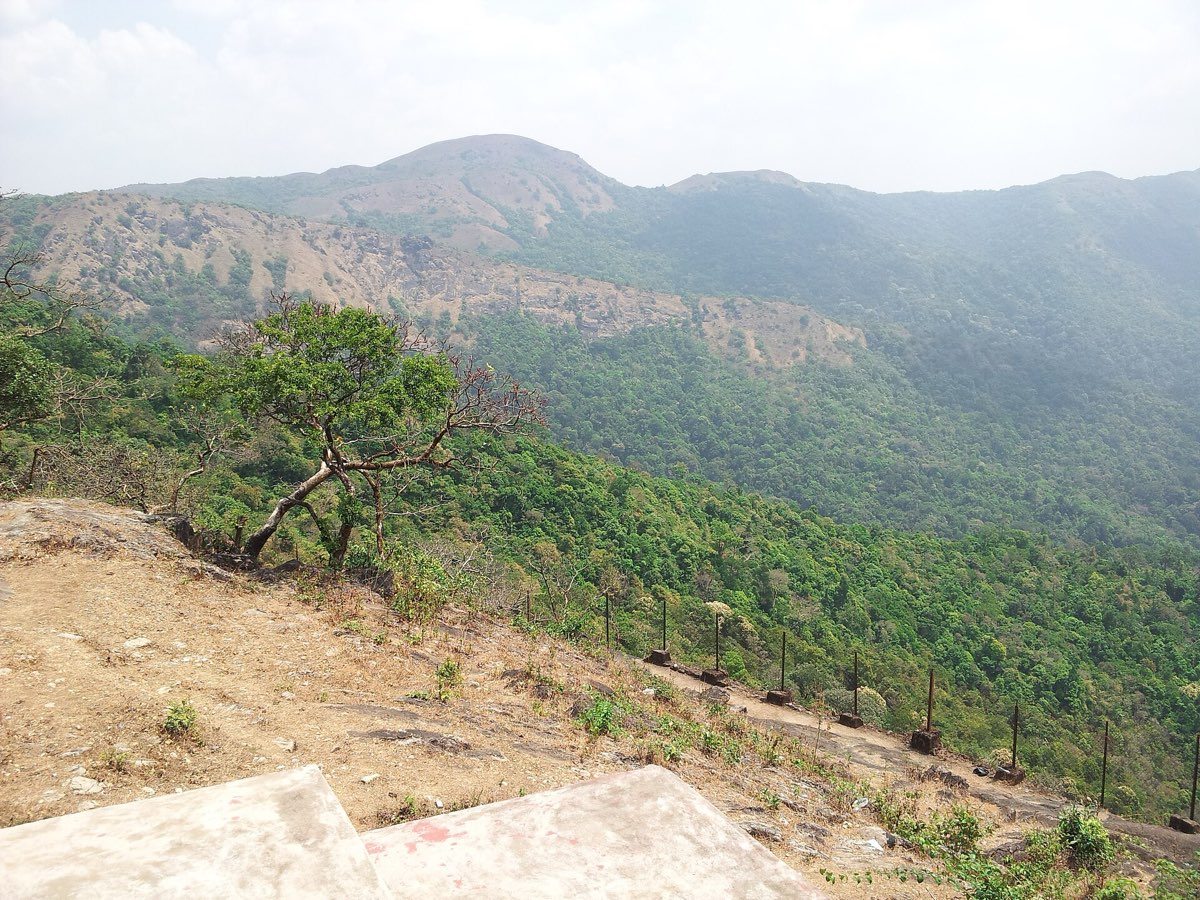 Western Ghats ridges from the Bisle Ghat viewpoint