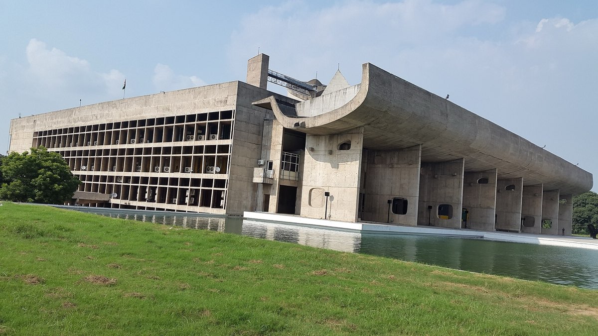 The Palace of Assembly at the Capitol Complex, Chandigarh