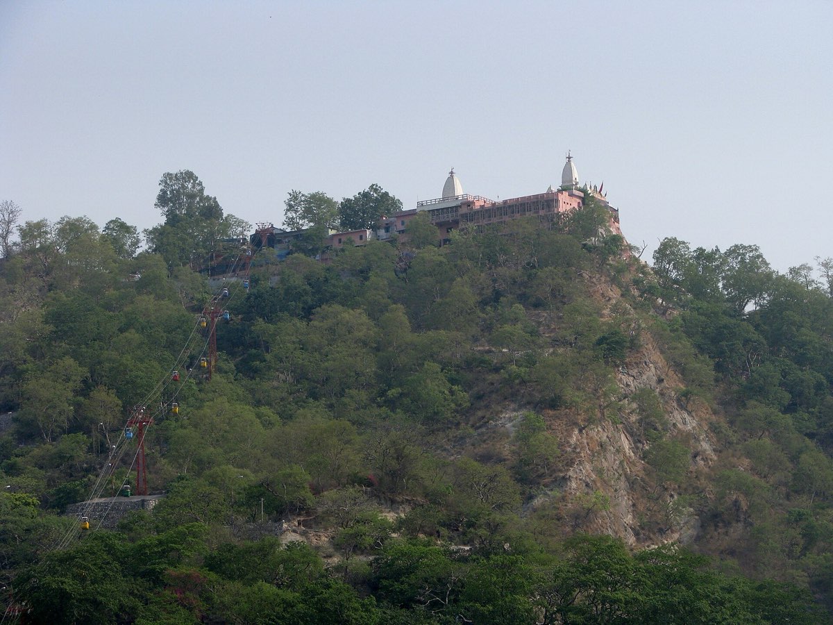 Mansa Devi temple on the hill above Haridwar