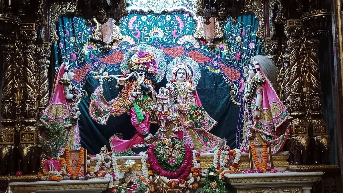 The ISKCON Krishna Balaram temple at Vrindavan