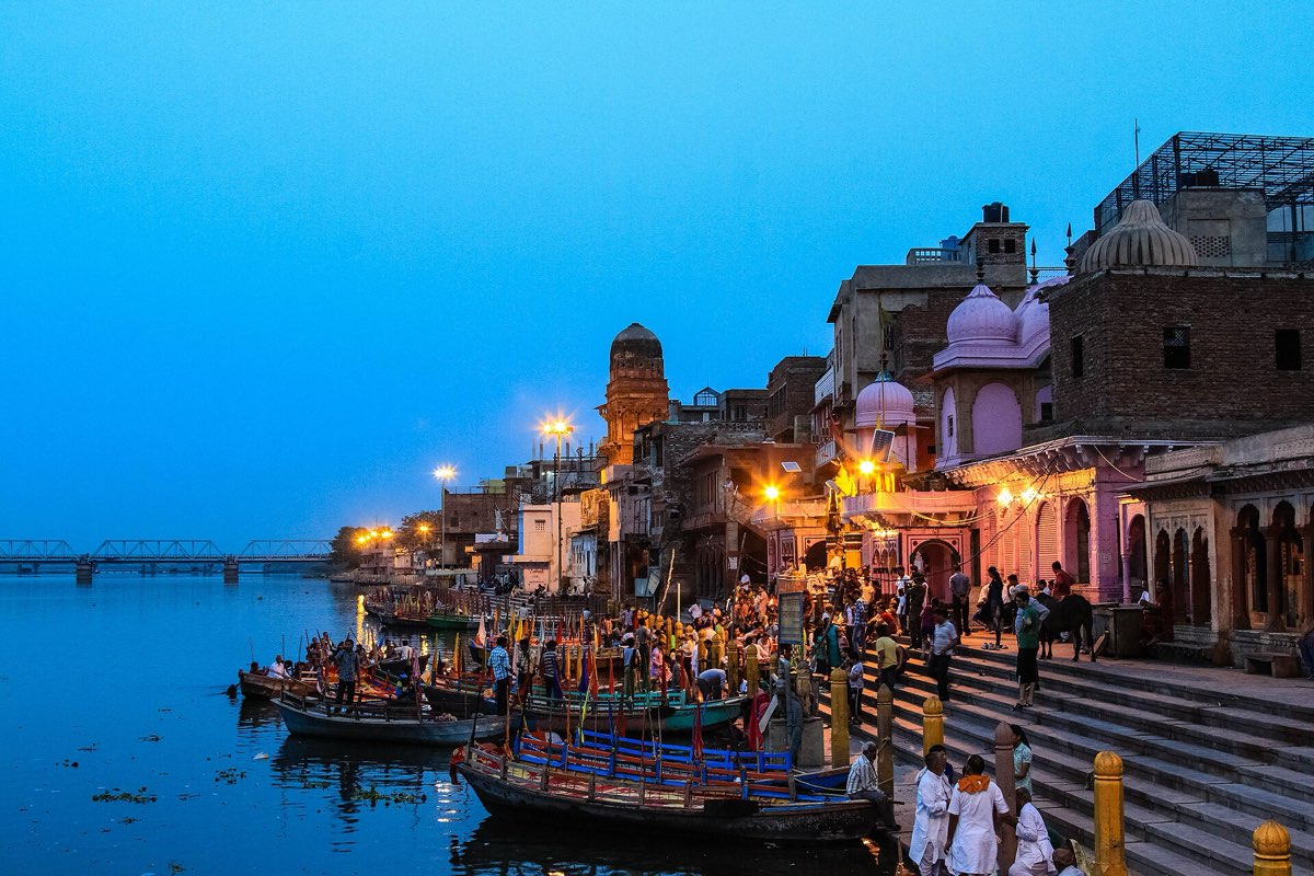 Vishram Ghat on the Yamuna at Mathura