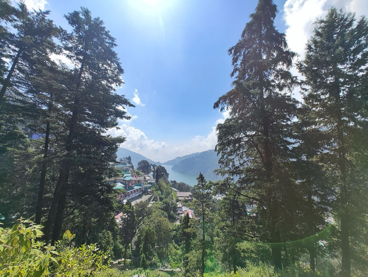 The view from Snow View Point above Nainital