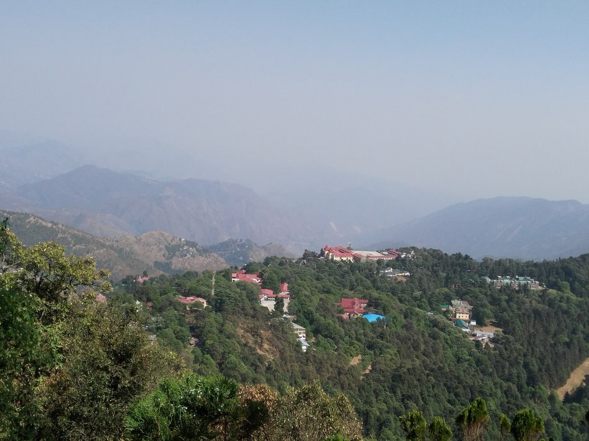 View over the ridges from Tiffin Top, Nainital