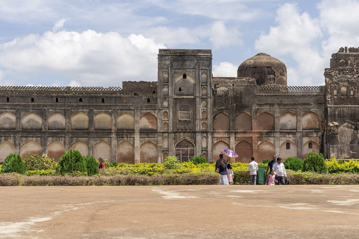 The palace complex inside Bidar Fort