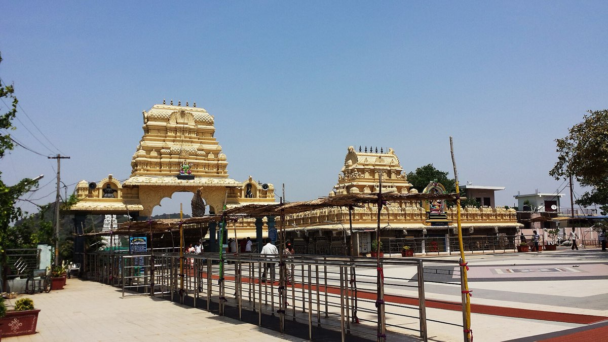 Gopurams of the Bhadrakali Temple, Warangal